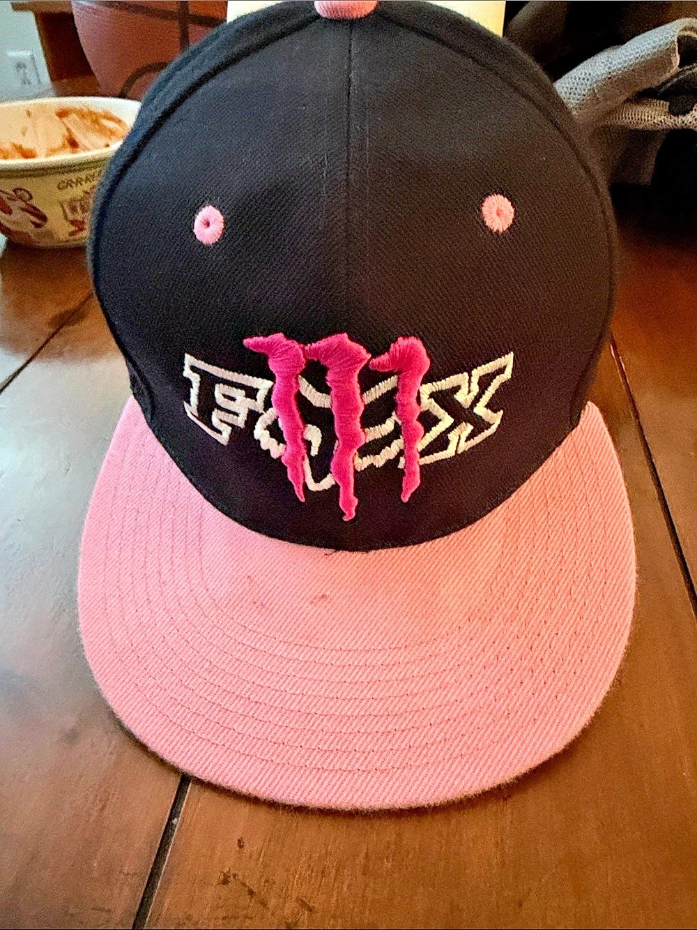 Fox Racing Black & Pink Snapback Hat